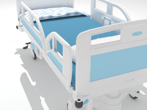 Intensive Care Bed 5 - 4K 3D-Modell
