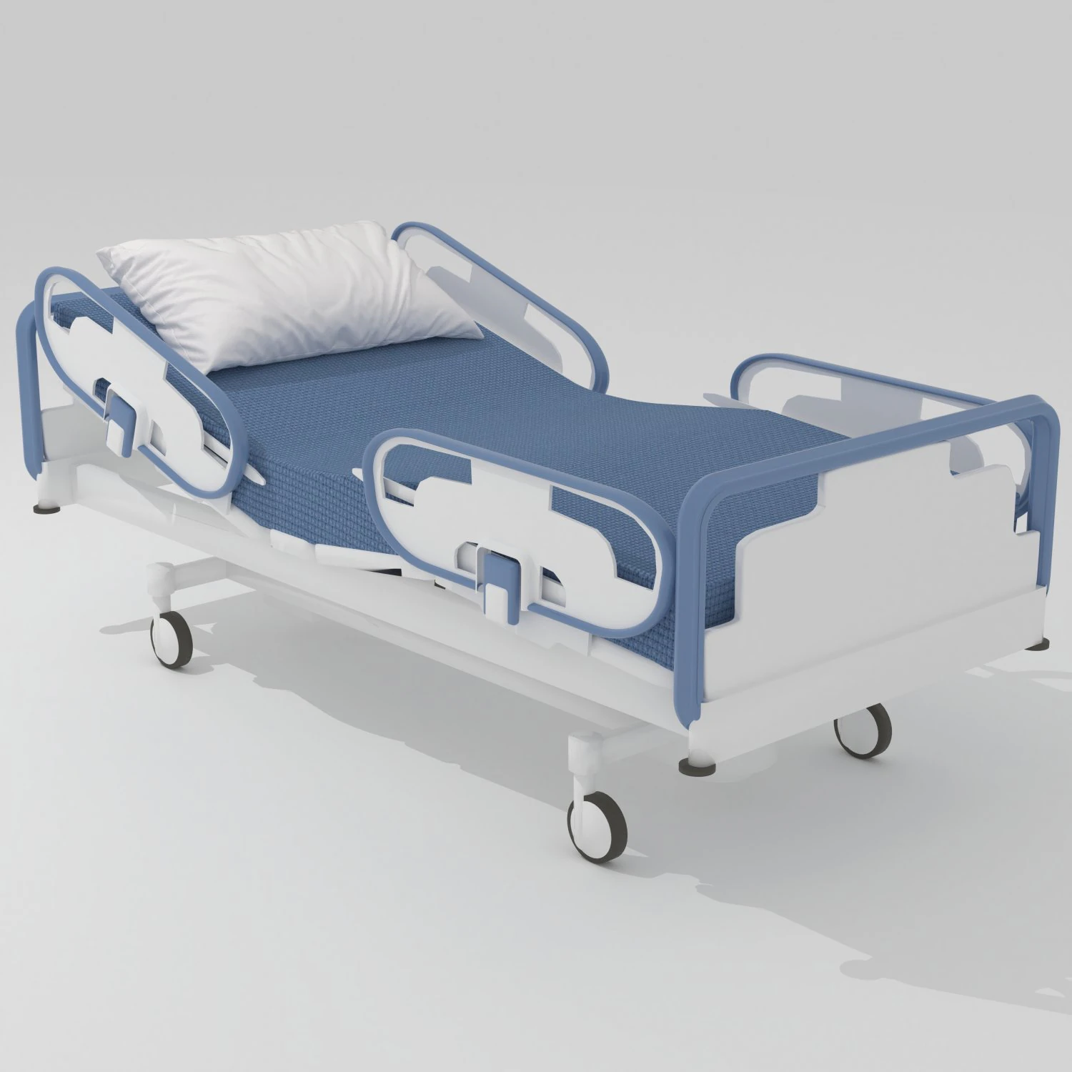 Hospital Bed 6 - 4K 3D Model .c4d .max .obj .3ds .fbx .stl .blend