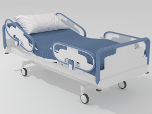 Hospital Bed 6 - 4K 3D Model