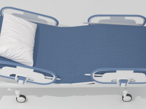 Hospital Bed 6 - 4K 3D Model