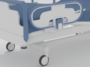 Hospital Bed 6 - 4K 3D Model
