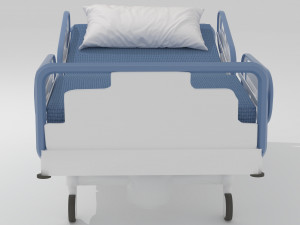 Hospital Bed 6 - 4K 3D Model