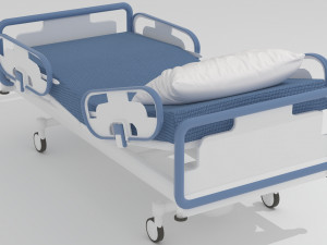 Hospital Bed 6 - 4K 3D Model