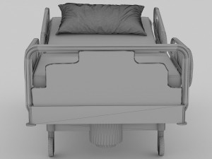 Hospital Bed 6 - 4K 3D Model