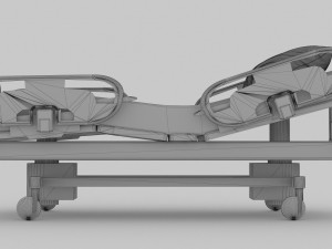 Hospital Bed 6 - 4K 3D Model