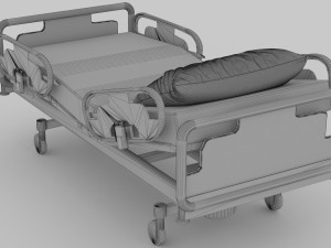 Hospital Bed 6 - 4K 3D Model