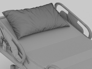 Hospital Bed 6 - 4K 3D Model