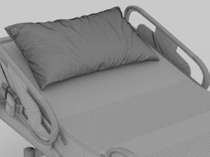 Hospital Bed 6 - 4K 3D Model
