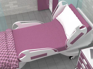 Hospital Room 7 - 4K 3D Model
