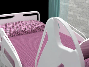 Hospital Room 7 - 4K 3D Model