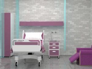 Hospital Room 7 - 4K 3D Model