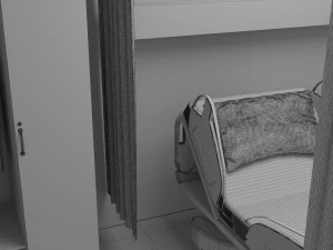 Hospital Room 7 - 4K 3D Model