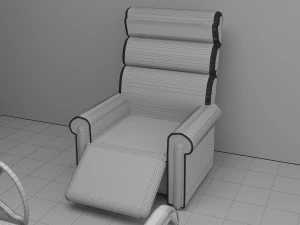 Hospital Room 7 - 4K 3D Model