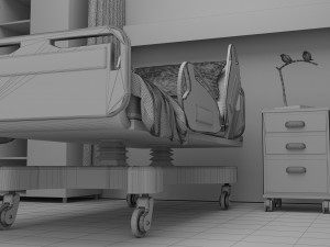 Hospital Room 7 - 4K Modelo 3D