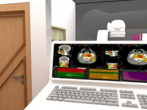 Radiotherapy Unit 4K 3D Model