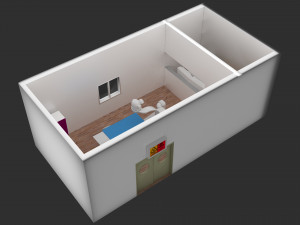 Radiotherapy Unit 4K 3D Modell