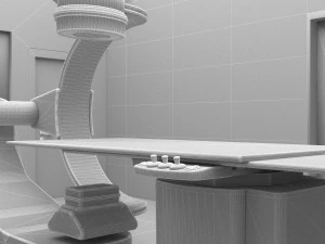 Radiotherapy Unit 4K 3D Model