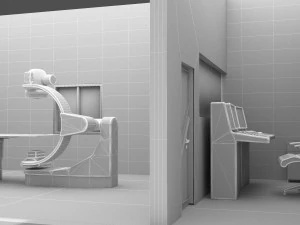 Radiotherapy Unit 4K 3D Model