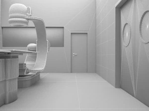 Radiotherapy Unit 4K 3D Model