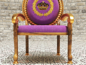 King Throne 8 - 4K 3D Модель