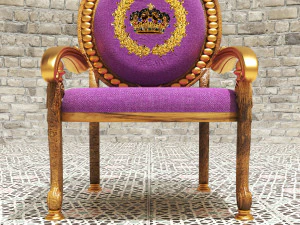 King Throne 8 - 4K 3D Model
