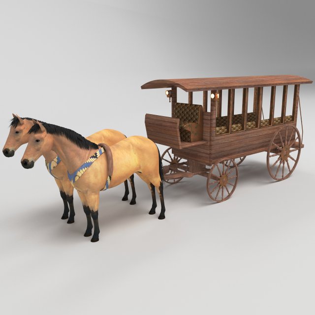 Horsebus 4K Modèle 3D .c4d .max .obj .3ds .fbx .stl .blend 