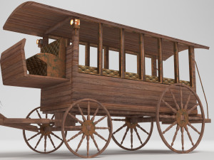Horsebus 4K Modèle 3D
