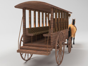 Horsebus 4K Modèle 3D