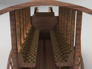 &Ocirc;nibus a cavalo 4K Modelo 3D