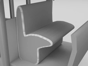 &Ocirc;nibus a cavalo 4K Modelo 3D