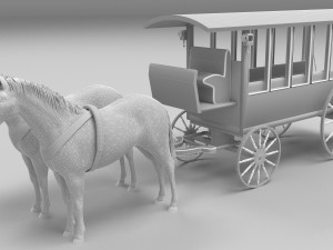 Horsebus 4K Modèle 3D