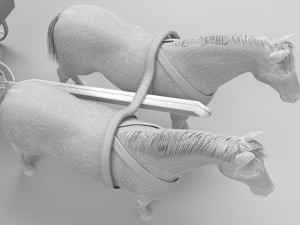 Horsebus 4K Modèle 3D