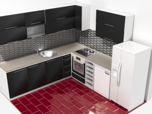 Kitchen 4K 3D Model
