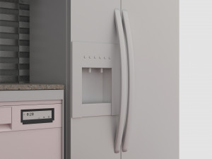 Kitchen 4K 3D-Modell