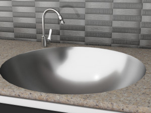 Kitchen 4K 3D-Modell