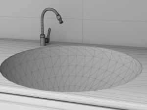Kitchen 4K 3D-Modell