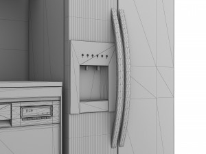 Kitchen 4K 3D-Modell
