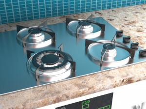 Modern Kitchen 4K Model 3D