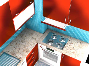 Cozinha moderna 4K Modelo 3D