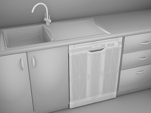 Modern Kitchen 4K Model 3D