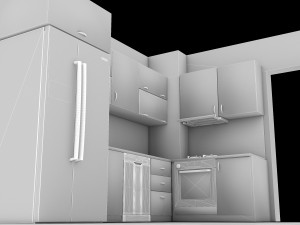 Modern Kitchen 4K Model 3D