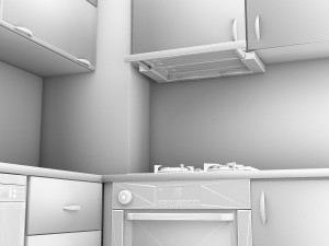 Modern Kitchen 4K Model 3D