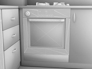 Modern Kitchen 4K Model 3D