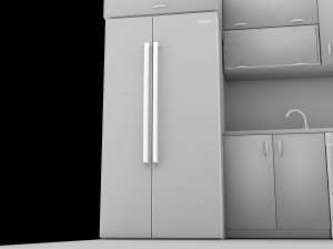 Modern Kitchen 4K Model 3D