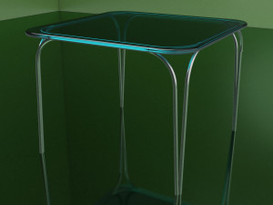 Cafe Table and Chairs 4K 3Dモデル
