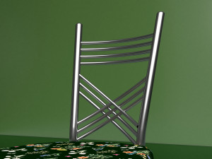 Cafe Table and Chairs 4K 3Dモデル