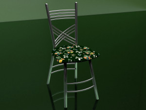 Cafe Table and Chairs 4K 3Dモデル