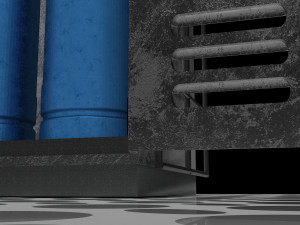 Gas Tube Cabinet 4K 3D-Modell