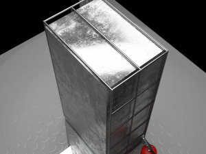 Gas Tube Cabinet 4K 3D-Modell