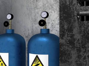 Gas Tube Cabinet 4K 3D-Modell